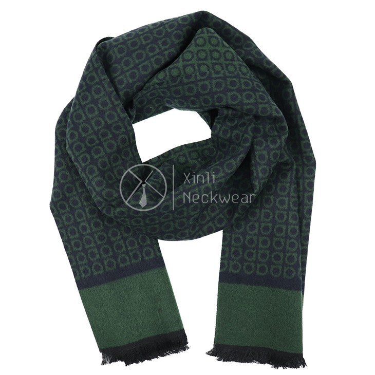 Mens Long Wool Scarf