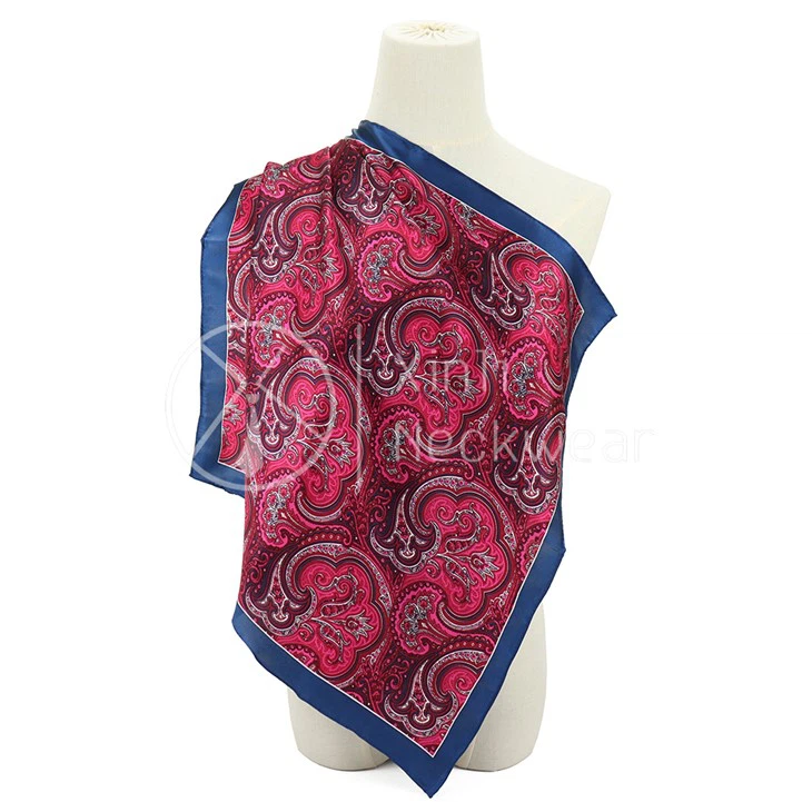 Red Floral Scarf